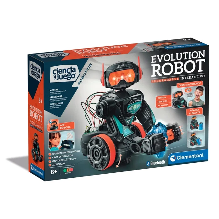 Clementoni New Evolution Robot, robot y caja oficiales.
